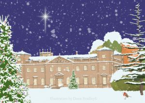 Lydiard House snow scene (Pack of 10 cards)