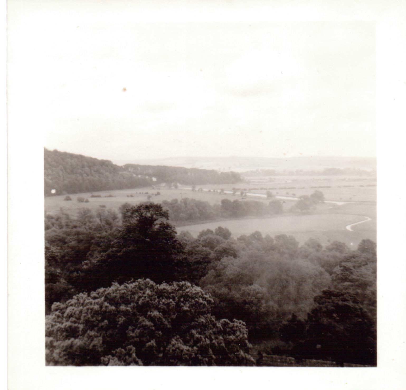 A view from the Castle Keep across West Sussex
