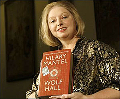Hilary Mantel with Wolf Hall